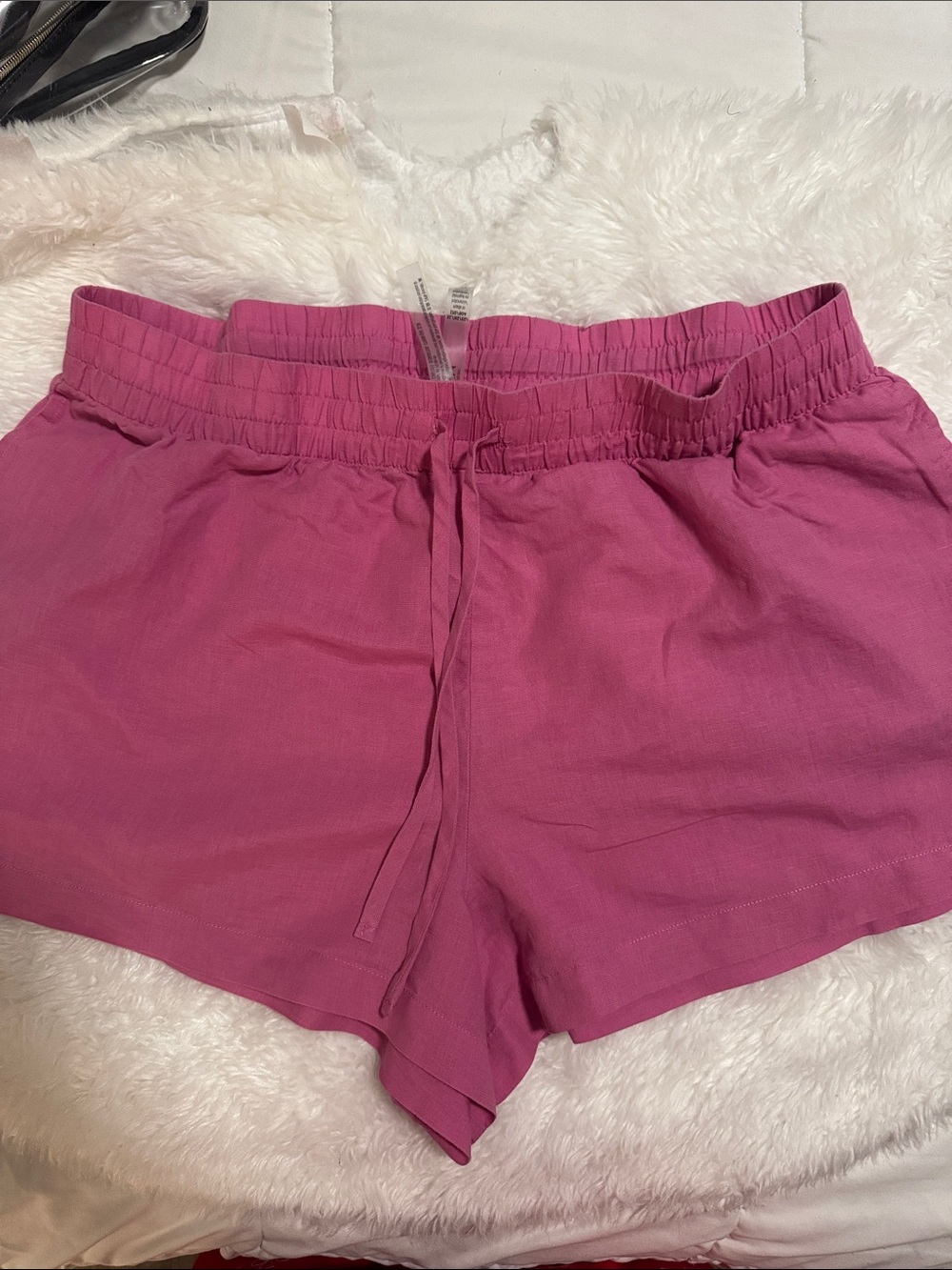 Victoria's Secret Fuchsia Drawstring Athletic Shorts